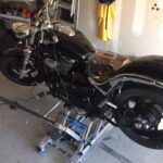 OTC 1545 Ultra Low Profile Motorcycle & ATV Lift – 1,500 lb (680 kg) Capacity, 3.5" Min Height, 17" Skids, Foot Pedal & Tie-Down Straps photo review