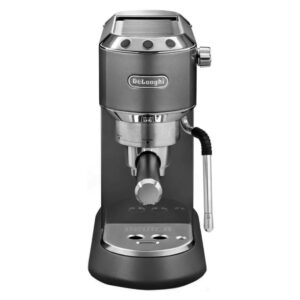 De'Longhi Dedica Style EC685.M Espresso Machine – Slim 15 cm Design, Milk Frother, 15-Bar Pressure, 1L Water Tank, Compatible with Ground Coffee & ESE Pods, Stainless Steel