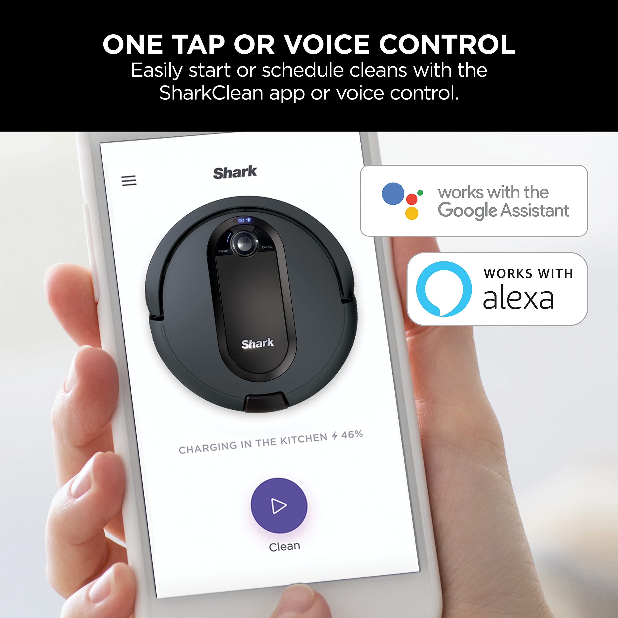 Shark UR2500SR AI Ultra Robot Vacuum with Self-Empty Base, 30-Day Bagless Capacity, LIDAR Navigation, Smart Mapping, Pet Hair Pickup, Alexa/WiFi Compatible, Black/Silver - Image 17