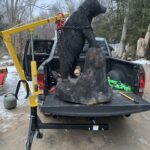 MAXXHAUL 70238 Hitch-Mounted Hydraulic Truck Crane – 1000 lb (454 kg) Capacity, Swivel Lift Arm, Adjustable Boom (500/750/1000 lb) photo review