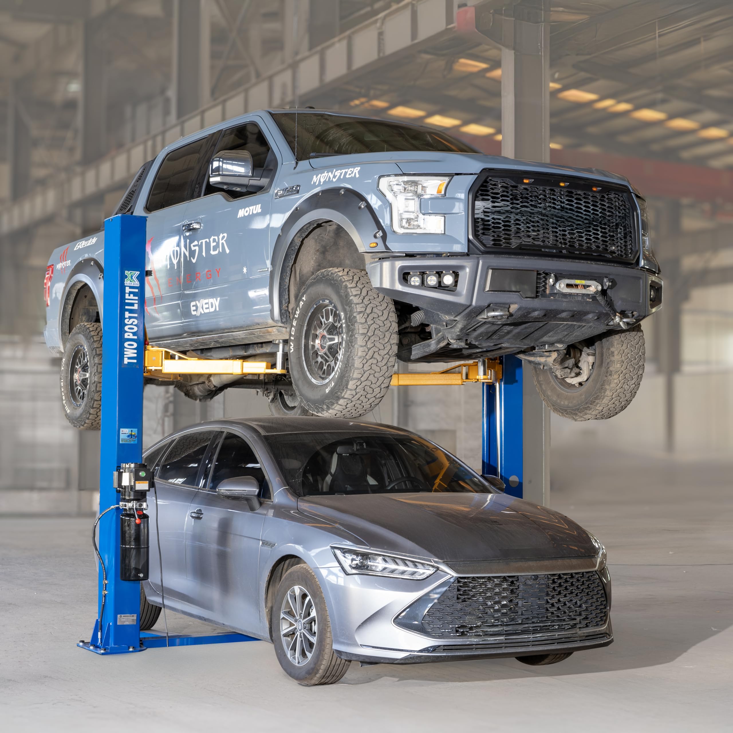 XK L1000 2-Post Car Lift – 10,000 lbs / 4,536 kg Capacity, 220V Auto Hydraulic Truck Hoist with 3-Year Parts Warranty - Image 9